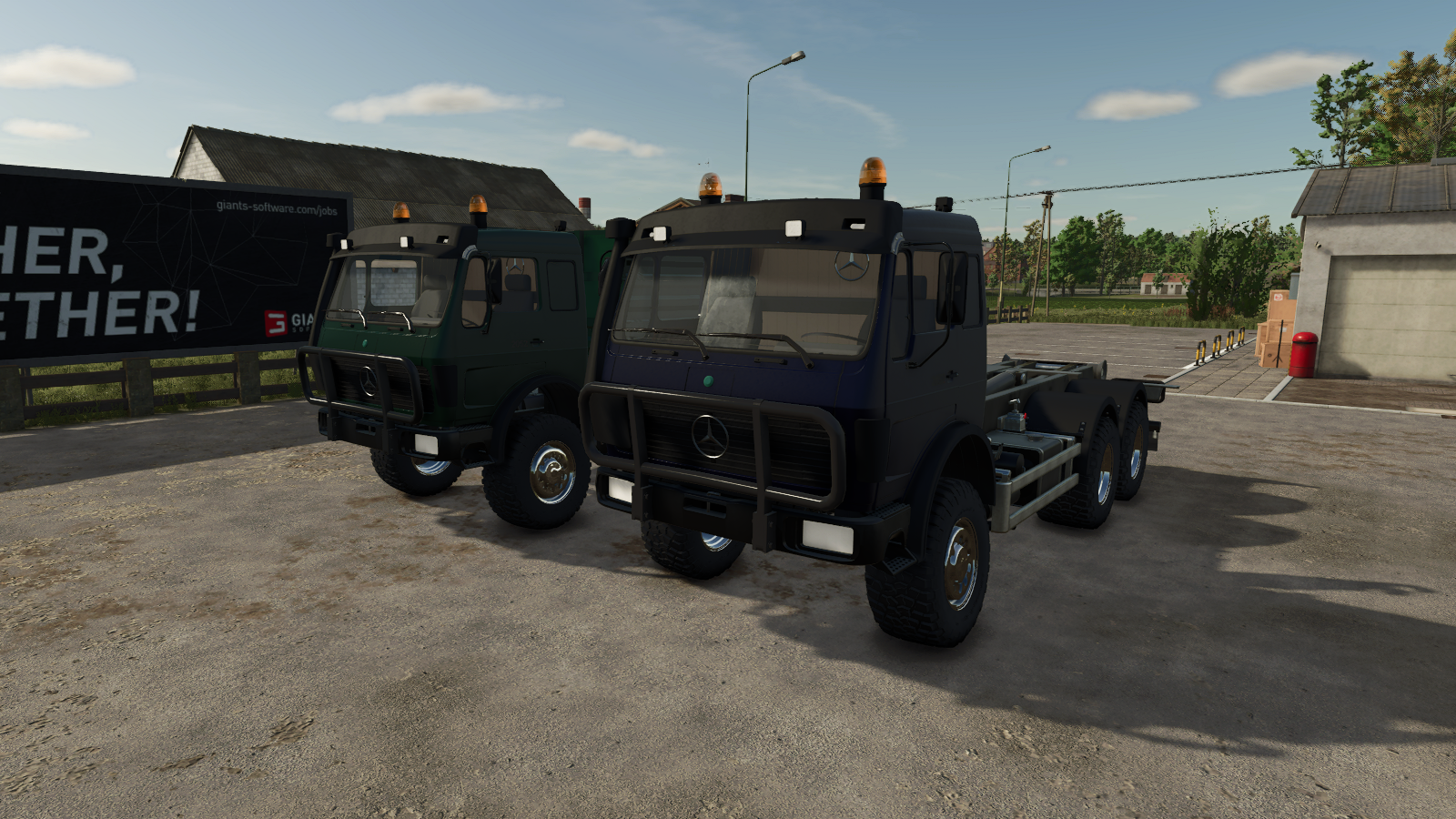 Mercedes-Benz Agrar Trucks Pack